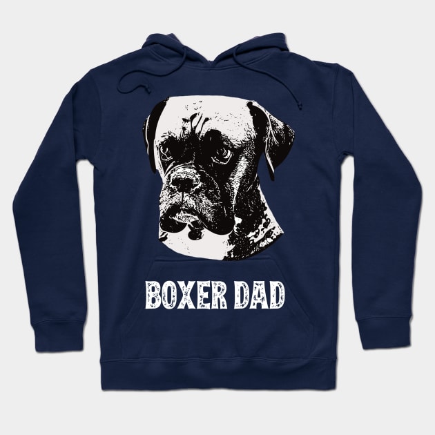 Boxer Dad Hoodie by DoggyStyles